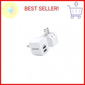 Fdsto0625 Anker 2-pack Dual Port 12w Usb A Charger Block With Foldable Plug Charging Box