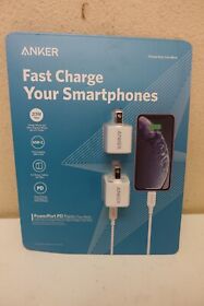 B2634 Anker Power Port Pd Iii Nano 20w Usb-c Fast Charger Smart Devices 2-pack 2b