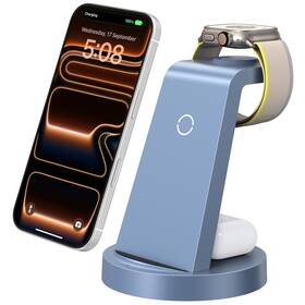 Cw350 Anlmz 756166347304 Anlzm 3 In 1 Charging Station For Iphone Wireless Charger 17 Blue