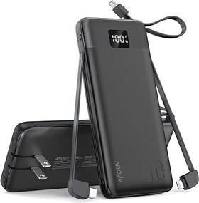 Tw1006 Anouv P10000mah Power Bank Wall Plug Pd 22.5w Fast Charging - Scratch And Dent