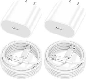 H2305c Anvsi 20w Usb C Fast Charger Mfi Certified For Ipad A16/10th 6.6ft White