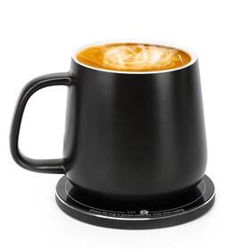 Apekx 972403774724 Self-heating Ceramic Coffee Mug - Stable 130 F Temperature 15w Wirel