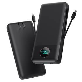 Aphuwj 694743329032 Portable Charger 33800mah Usb C Power Bank With Built-in Cables And Ac Wall Plu