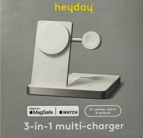 Apple 810125111686 3 In 1 Charger For Iphone Watch And Airpods - Heyday White