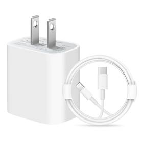 B2633123 Apple 20w Fast Charger Block With 6ft Charging Cable Compatible Iphone