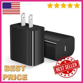 Ca-43t Apple Usb C Charger Block 2 Pack Iphone 16 15 14 13 12 11 Type Wall