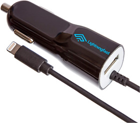 Apple Certified Iphone Car Charger Adapter 3.1a Rapid Power For