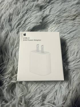 Mu7u2ll Apple Mu7u2ll/a 20w Usb-c Fast Charge Power Adapter For Iphone17/16/15/ 14/13/12