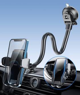 H3s-s1l Apps2car H3s-s1l/av2s 13 Inch Gooseneck Phone Holder For Car Windshield Window Dashboard Vent