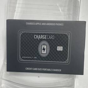 Av11 Aquavault 609408295416 Charge Card 5000 Mah Wireless New Portable Charger Apple Android