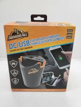 Armor All 805106800611 Brand Dc/usb Cup Holder Charger Pre-owned Create Charging Ports