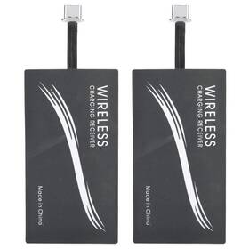 Ashata1zdr8qc2ny Ashata 2pcs Type C Qi Charging Receiver Ultra Thin Default