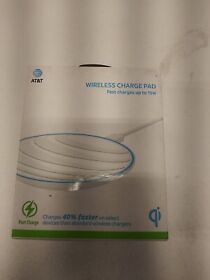 At&t 15w Fast Charge Wireless Charging Pad White Iphone 12