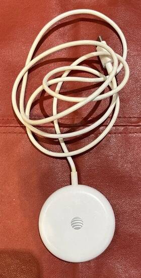 At&t 738516562315 Magnetic Charging Pad 15w Premium Mini Magsafe Wireless Fast - White