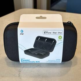 At&t 738516574981 Power Essentials Kit Bundle For Iphone Or Ipad Battery Cables Car And Wall