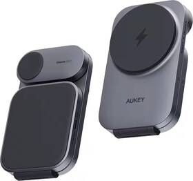 Lltseun1049283 Aukey - Magfusion 3-in-1 Foldable Magnetic Wireless Charger Qi 2.0 30w Ch