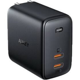Pa-b4 Aukey Omnia Duo 65w Dual Usb-c Pd Charger