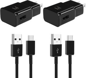 Auorld 883522082125 Android Phone Charger Samsung Fast Charging Cord With 6.6 Ft Black