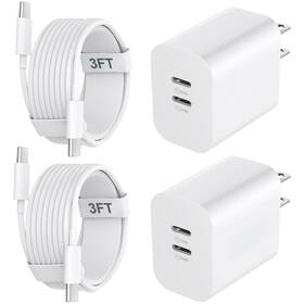 Xkd253 Auorld Usb C Charger For Phone 15 20w Dual Port Type Fast Wall Power