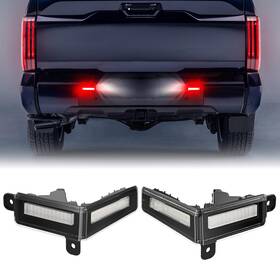 03042201 Auyich License Plate Light Fits For 2022-2025 Tundra 3rd Gen White And Red Led Backup