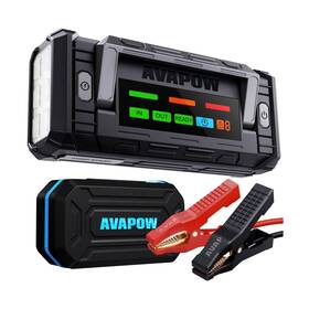 10000a Avapow Tj68 Battery Jump Starter Portable With 4 Inch Hd Display Pd 65w Du