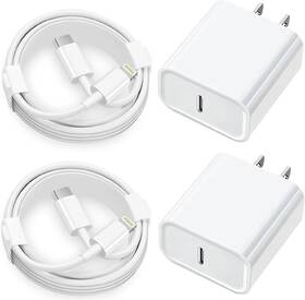 Xy20w-pd Avkuvnpy Iphone 14 13 12 11 Super Fast Charger 2pack Cargador 20w Rapid Usb C White