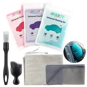 Cck07 Ax2v 7pcs Car Interior Detailing Cleaning Kit Brush Set Clean Gel Wash