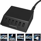 12aluminum Axflchb Premium Watt Amp Aluminum Desktop Usb Rapid 819921012975