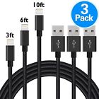 B071p53k31 Ganjoy Iphone Chargers Nylon Braided Pin Charging Cables Usb Charger