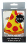 Bank4-pizza Top Trenz Inc Emojicon Portable Phone Charger Power 811626022198