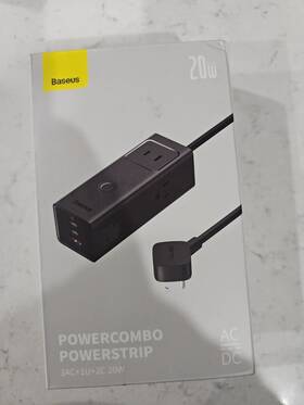 Baseus 689742811480 Usb C Charger Powercombo Pro 40w Surge Protector Power Strip Type