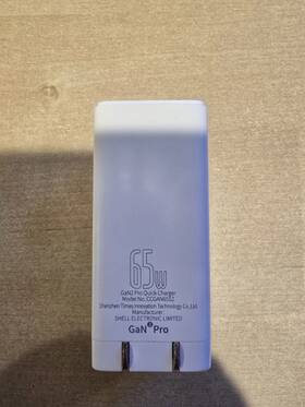 Baseus 850060076473 65w Wall Charger Gan With Foldable Plug