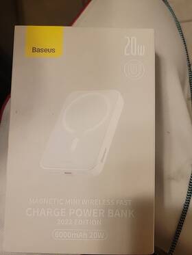 Baseus 932172626112 Magnetic Power Bank Mini 6000mah Compatible-magsafe Battery Pack Pd 20w