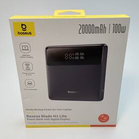 100w Baseus 932172682446 Blade H1 Lite 20000mah Power Bank Digital Display Usb-c
