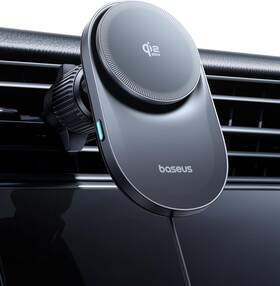B0fmjj37g9 Baseus Qi2.2 Certified 25w For Magsafe Car Mount Charger Ultra-thin Fast Chargi