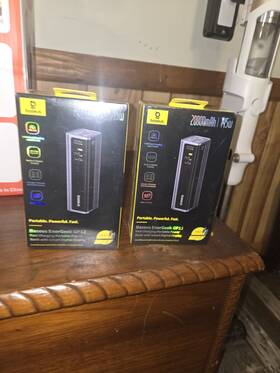 Gp12 Baseus 20000mah 65w Fast Charge Power Bank Digital Display 3 Ports Black
