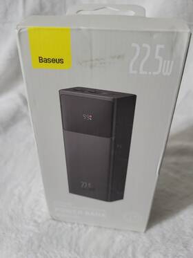 Baseus Pbxj30 30000mah Power Bank 22.5w Fast Charging Portable Battery Pd Qc Led Displa