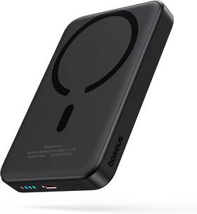Ppcxm10a Baseus For Magsafe Portable Charger 10000mah Wireless Qi1 20w Black