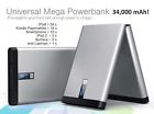 Battery External Charger High Powergrid Capacity 34200mah Pack Qi-infinity Power