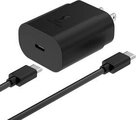 Sg-0502500u Baxzutea Samsung Fast Charger 25w With 5ft Usb Type C Cable Black