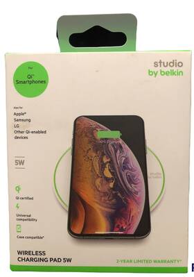 3119ev Belkin Studio By 5w Wireless Qi Charging Pad For Iphone And Android- New