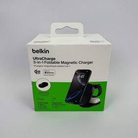 25w745883940844 Belkin 3325ev 7belkin Ultracharge 3-in-1 Foldable Magnetic Charger