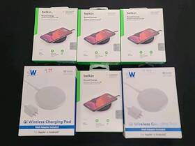 Belkin 681131357593 Lot Of Wireless Charging Pad For Smartphones - 5 Total And Just