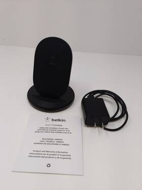 Belkin 745883810321 Wireless Charging Stand - 15w Qi-certified Charger For Iphone