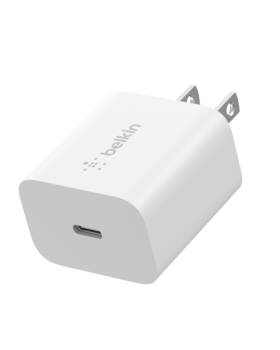 Belkin 745883825356 20w Wall Charger Usb-c Block Fast Charging For Iphone 16