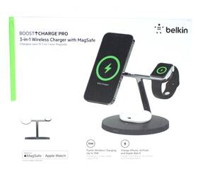 Belkin 745883849451 Boost Charge Pro 3-in-1 Wireless Charging Stand With Magsafe Black