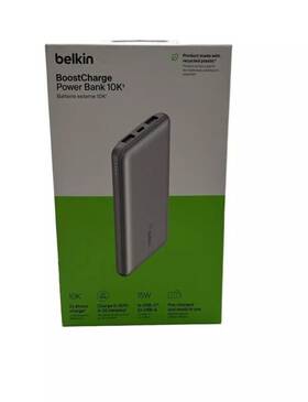Belkin 745883884841 Boostcharge Usb-c Portable Charger 10k Power Bank