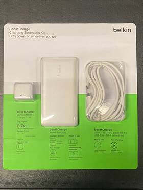 Belkin 745883916436 Lot Of 3 - Boost Charge 20w Wall Charger With 10k Powerbank Bundle