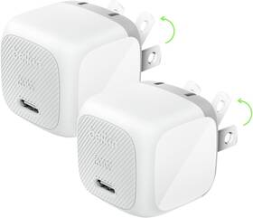 Belkin 745883932047 - 2-pack 20w Usb-c Wall Charger Fast Charging White