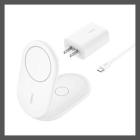 91803750 Belkin Qi2 2-in-1 Stand - White